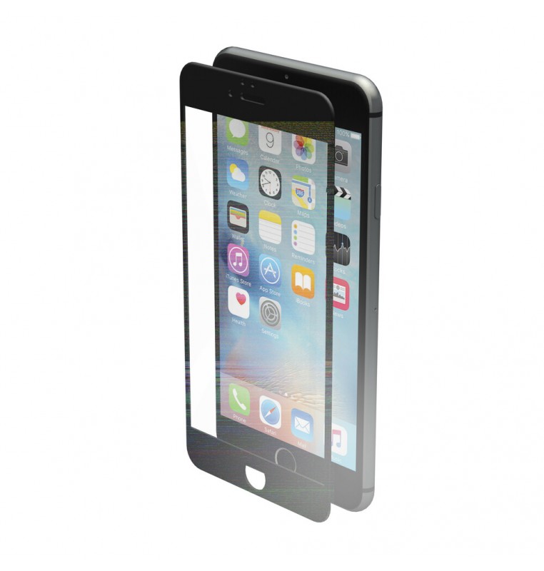 Phantom, vetro temperato protettivo da bordo a bordo - Apple iPhone 6 Plus / 6s Plus - Glossy Black