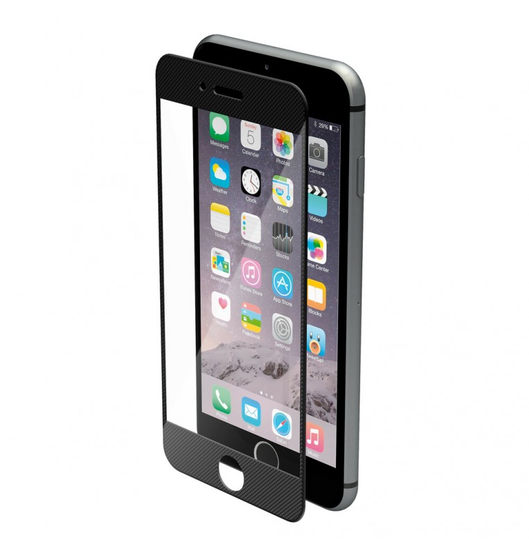 Phantom, vetro temperato protettivo da bordo a bordo - Apple iPhone 7 / 8 - Pixel Black