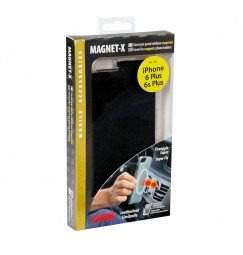 Magnet-X, cover per porta telefono magnetici - Apple iPhone 6 Plus / 6s Plus - Nero