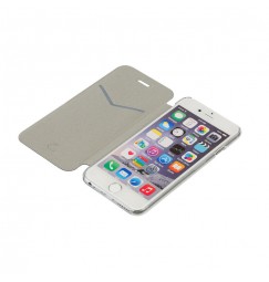 Clear Back, cover trasparente con sportello protettivo - Apple iPhone 6 / 6s - Oro