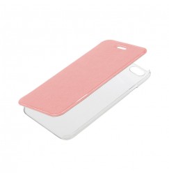 Clear Back, cover trasparente con sportello protettivo - Apple iPhone 6 / 6s - Oro Rosa
