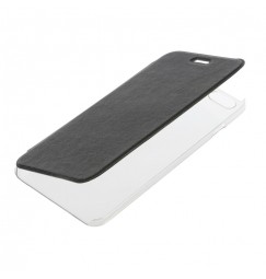 Clear Back, cover trasparente con sportello protettivo - Apple iPhone 6 Plus / 6s Plus - Nero