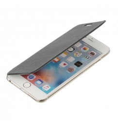 Clear Back, cover trasparente con sportello protettivo - Apple iPhone 6 Plus / 6s Plus - Nero