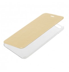 Clear Back, cover trasparente con sportello protettivo - Apple iPhone 6 Plus / 6s Plus - Oro