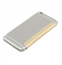 Clear Back, cover trasparente con sportello protettivo - Apple iPhone 6 Plus / 6s Plus - Oro