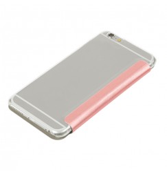 Clear Back, cover trasparente con sportello protettivo - Apple iPhone 6 Plus / 6s Plus - Oro Rosa