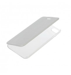 Clear Back, cover trasparente con sportello protettivo - Apple iPhone 7 / 8 - Argento