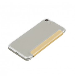 Clear Back, cover trasparente con sportello protettivo - Apple iPhone 7 / 8 - Oro
