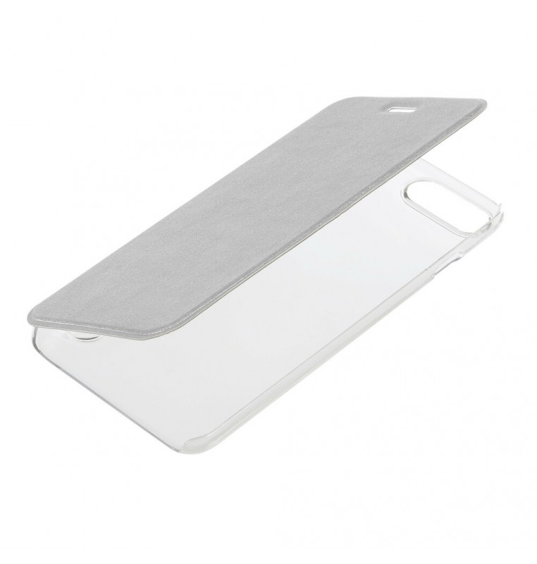 Clear Back, cover trasparente con sportello protettivo - Apple iPhone 7 Plus / 8 Plus - Argento