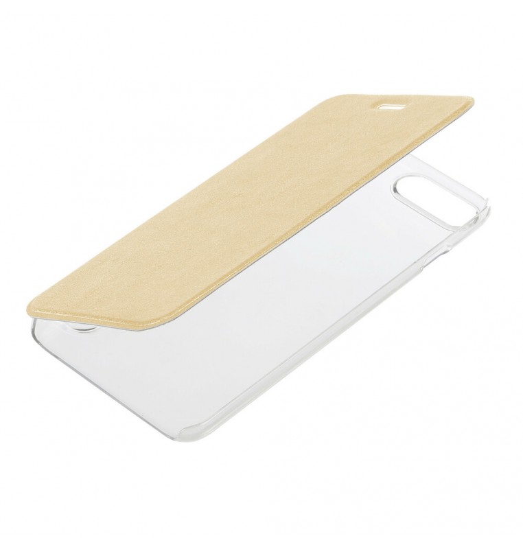 Clear Back, cover trasparente con sportello protettivo - Apple iPhone 7 Plus / 8 Plus - Oro