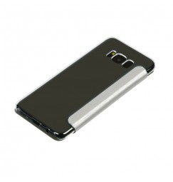 Clear Back, cover trasparente con sportello protettivo - Samsung Galaxy S8 - Argento