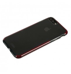 Alpha Guard, cover ultra protettiva anti-shock flessibile - Apple iPhone 7 Plus / 8 Plus - Fumè/Rosso