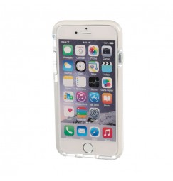 Alpha Guard, cover ultra protettiva anti-shock flessibile - Apple iPhone 6 / 6s - Trasparente/Bianco