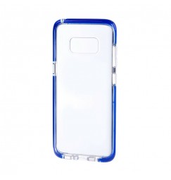 Alpha Guard, cover ultra protettiva anti-shock flessibile - Samsung Galaxy S8 - Trasparente/Blu