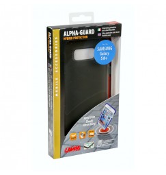 Alpha Guard, cover ultra protettiva anti-shock flessibile - Samsung Galaxy S8+ - Fumè/Rosso