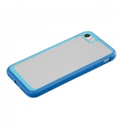 Prime, cover protettiva con cornice colorata - Apple iPhone 7 / 8 - Trasparente/Blu