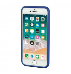 Prime, cover protettiva con cornice colorata - Apple iPhone 7 / 8 - Trasparente/Blu