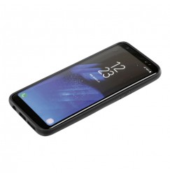 Prime, cover protettiva con cornice colorata - Samsung Galaxy S8 - Trasparente/Nero
