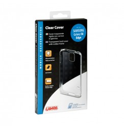 Clear Cover, cover trasparente rigida con cornice in gomma - Samsung Galaxy S6 Edge