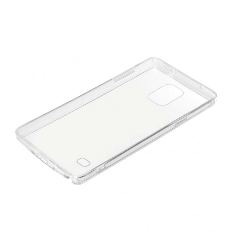 Clear Cover, cover trasparente rigida con cornice in gomma - Samsung Galaxy Note 4