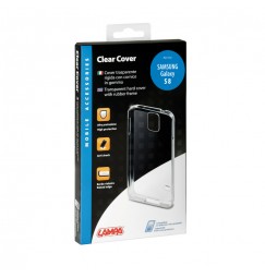 Clear Cover, cover trasparente rigida con cornice in gomma - Samsung Galaxy S8