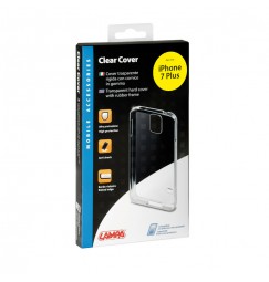 Clear Cover, cover trasparente rigida con cornice in gomma - Apple iPhone 7 Plus / 8 Plus