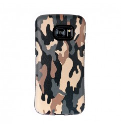 Impact armour cover massima protezione - Samsung Galaxy S7 Edge - Wood Camo