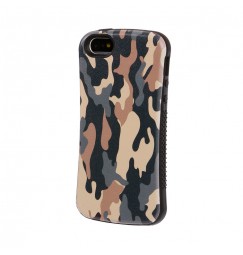 Impact armour cover massima protezione - Apple iPhone 5 / 5s / SE - Wood Camo