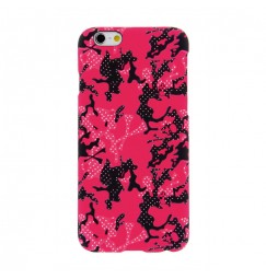 Stylish, cover gommata sottile - Apple iPhone 6 / 6s - Pink Camo