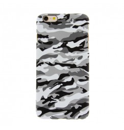 Stylish, cover gommata sottile - Apple iPhone 6 Plus / 6s Plus - Grey Camo