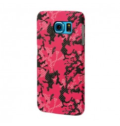 Stylish, cover gommata sottile - Samsung Galaxy S6 - Pink Camo
