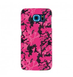 Stylish, cover gommata sottile - Samsung Galaxy S6 - Pink Camo
