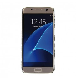 Stylish, cover gommata sottile - Samsung Galaxy S7 - Grey Camo