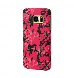 Stylish, cover gommata sottile - Samsung Galaxy S7 - Pink Camo