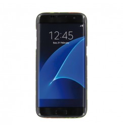 Stylish, cover gommata sottile - Samsung Galaxy S7 Edge - Green Camo