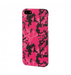 Stylish, cover gommata sottile - Apple iPhone 5 / 5s / SE - Pink Camo