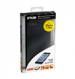 Stylish, cover gommata sottile - Apple iPhone 7 Plus / 8 Plus - Nero