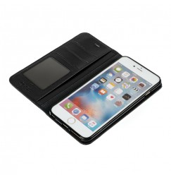 Wallet Folio Case, cover a libro - Apple iPhone 6 Plus / 6s Plus - Nero