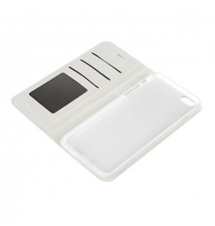 Wallet Folio Case, cover a libro - Apple iPhone 6 Plus / 6s Plus - Bianco