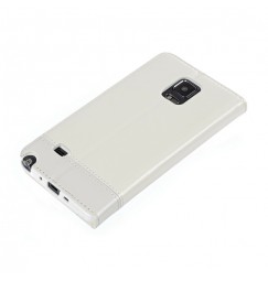 Wallet Folio Case, cover a libro - Samsung Galaxy Note 4 - Bianco