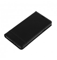 Wallet Folio Case, cover a libro - Samsung Galaxy A7 - Nero