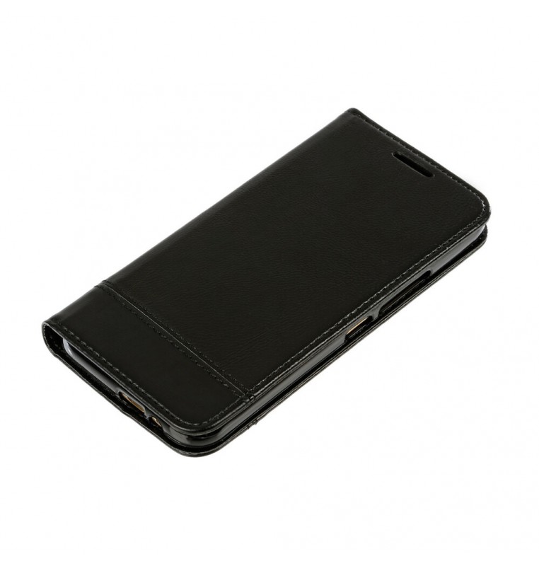 Wallet Folio Case, cover a libro - Htc One M9 - Nero