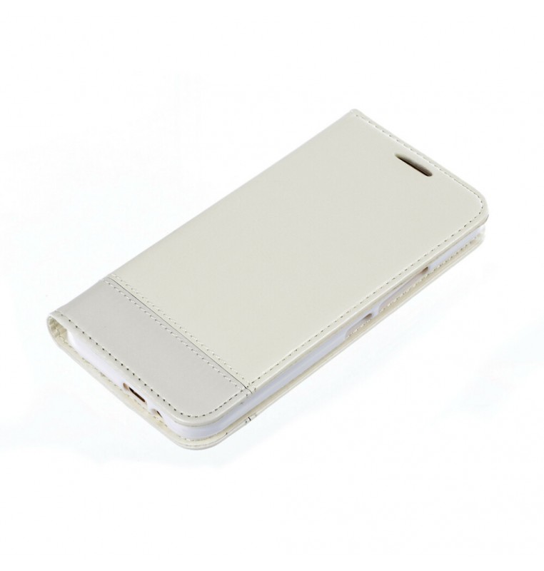 Wallet Folio Case, cover a libro - Htc One M9 - Bianco