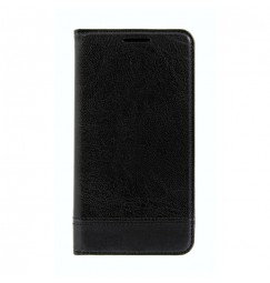 Wallet Folio Case, cover a libro - Huawei Mate 7 - Nero