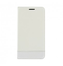 Wallet Folio Case, cover a libro - Huawei Mate 7 - Bianco