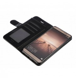 Wallet Folio Case, cover a libro - Huawei Mate 9 - Nero