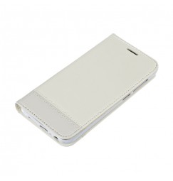 Wallet Folio Case, cover a libro - Htc One A9 - Bianco
