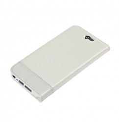 Wallet Folio Case, cover a libro - Htc One A9 - Bianco