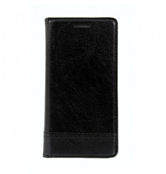 Wallet Folio Case, cover a libro - Huawei Honor 7 - Nero
