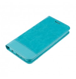 Wallet Folio Case, cover a libro - Samsung Galaxy S7 - Turchese